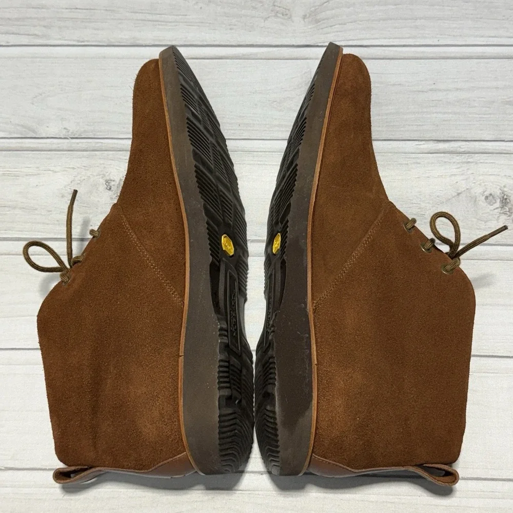 Samuel Hubbard Chukka Boots Men 13 Brown Suede Leather Vibram M2120-024